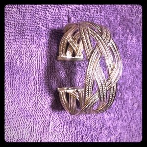 Beautiful handmade sterling silver cuff bracelet